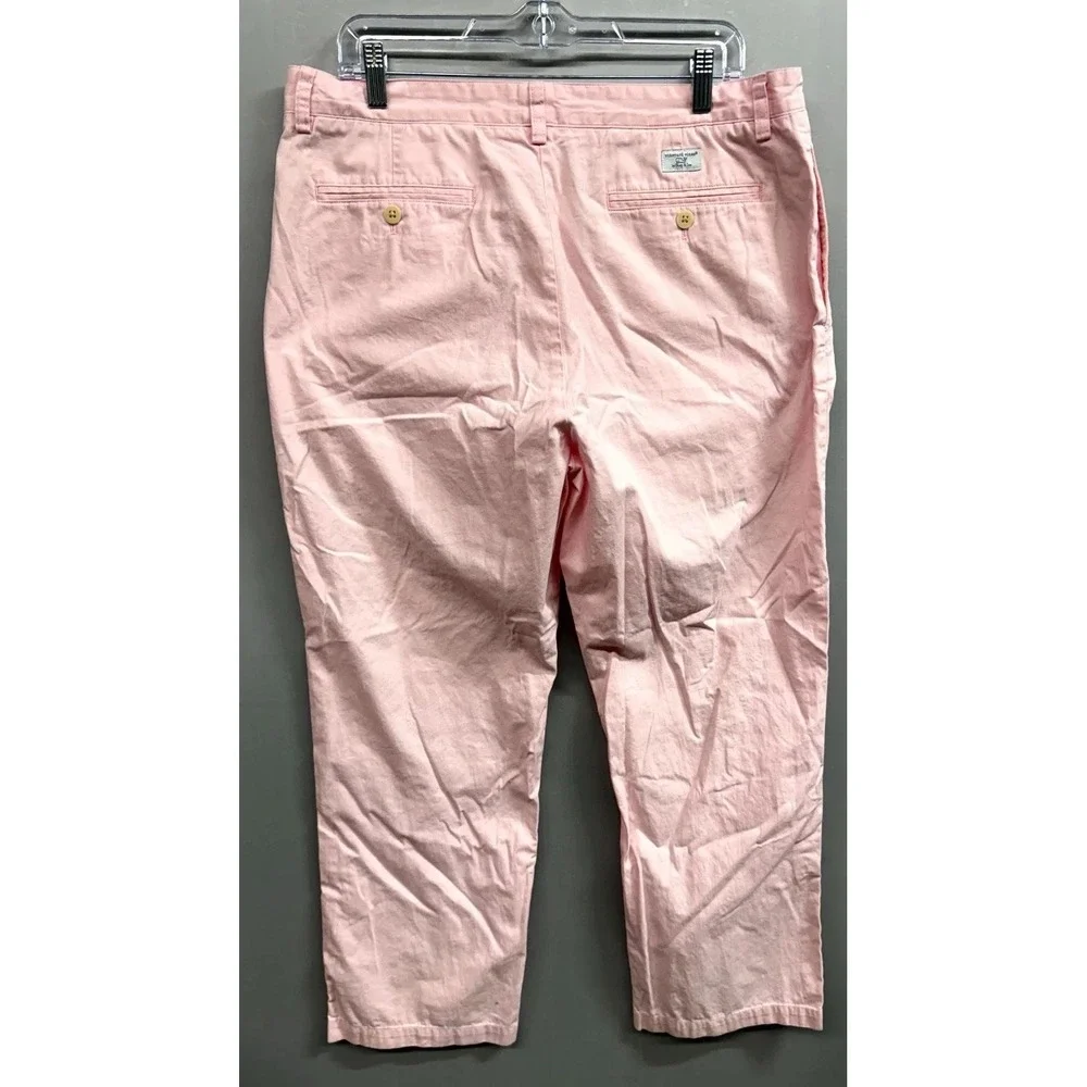 Vineyard Vines Chino Pants Mens 36x30 Pink Cotton Pockets Straight Leg Outdoor
